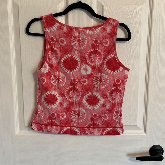 Jockey Sport activewear ladies top in size large in red & white EUC no stains - Picture 3 of 5